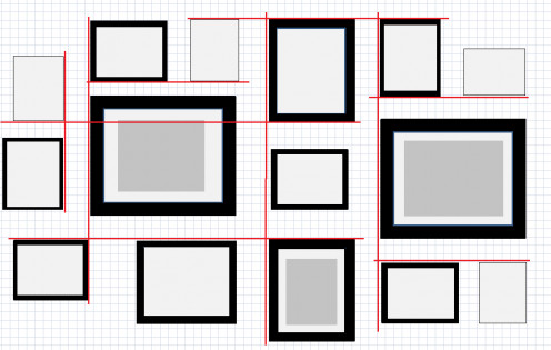 Designing along lines gives structure to your layout.