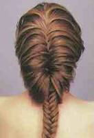 Loose fishtail braids