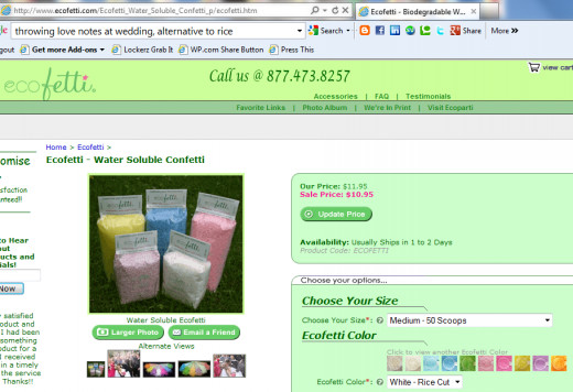 I love ecofetti that throws like a light snow and dissolves away safely and in colors!