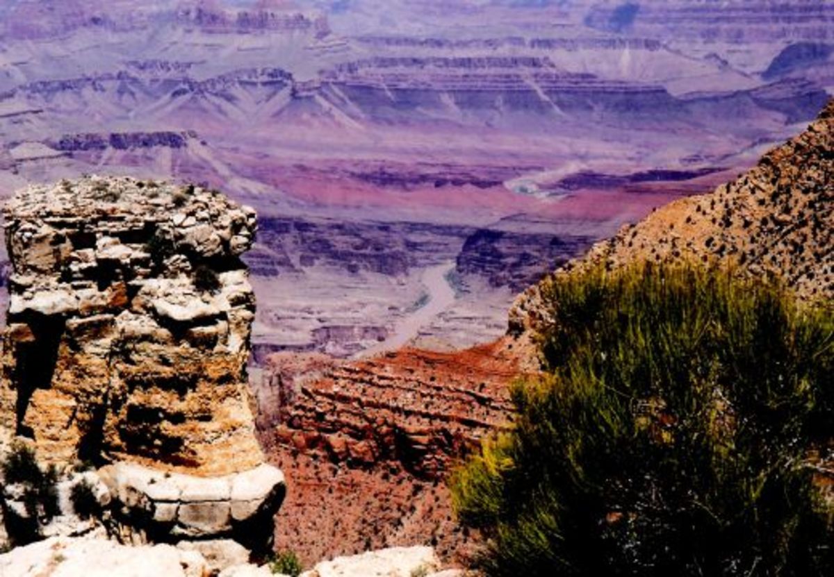 Such Fabulous Colors at the Grand Canyon National Park!