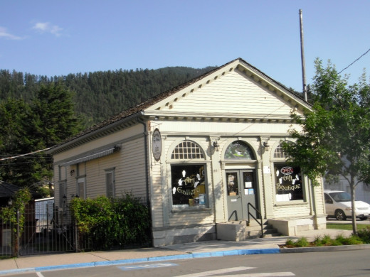First Bank in Chase, now a gallery and tea room.