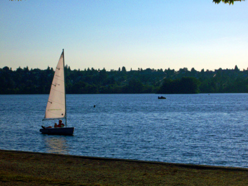 Sailboat on Green Lake