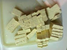 cube the tofu