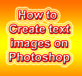 Text image created using Adobe Photoshop