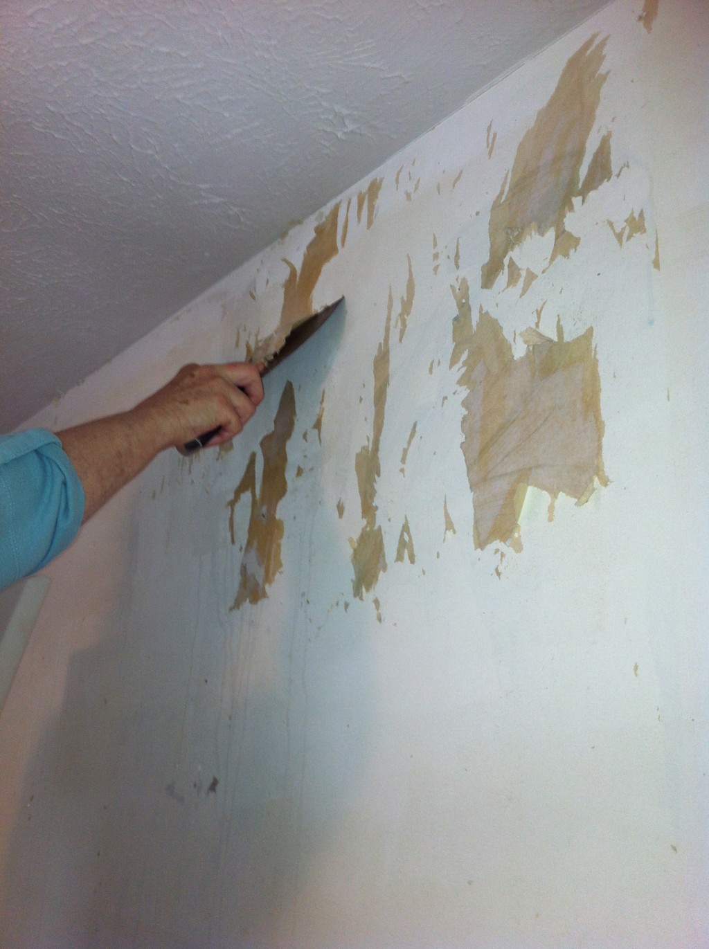 Wallpaper Removal How to remove wallpaper.