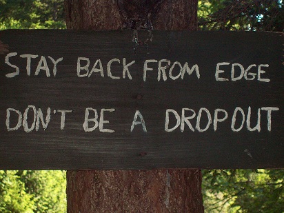 Mountaineering has its dangers, the least of which is probably falling over the precipice.