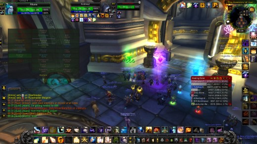 idk if you can see it... but in this picture we ran Ulduar 25, and a shamans healing stream totem was healing me for 666 each tick.