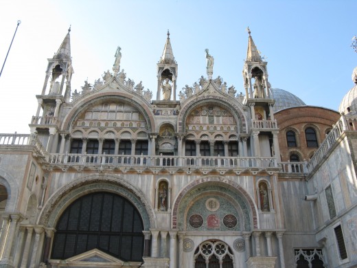 West facade of St. Mark's Basilica