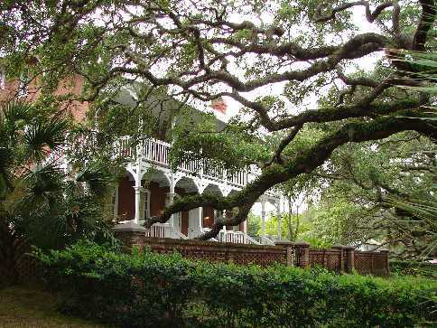 The Old Lighthouse Keepers Cottage at the St Augustine Lighthouse. 
