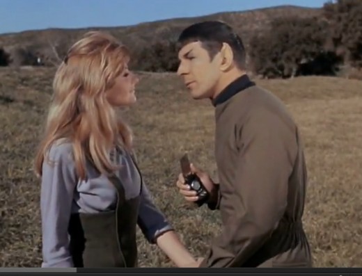 Spock: "beam me up Scotty"