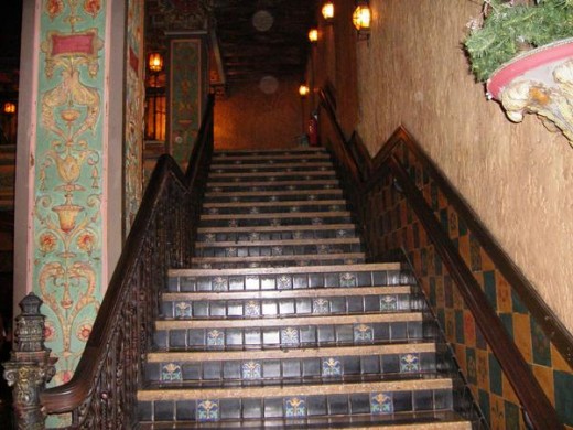 Look at the photo carefully and you can clearly see orbs up there in the air. 
