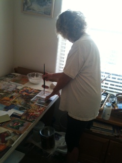 Carol at work