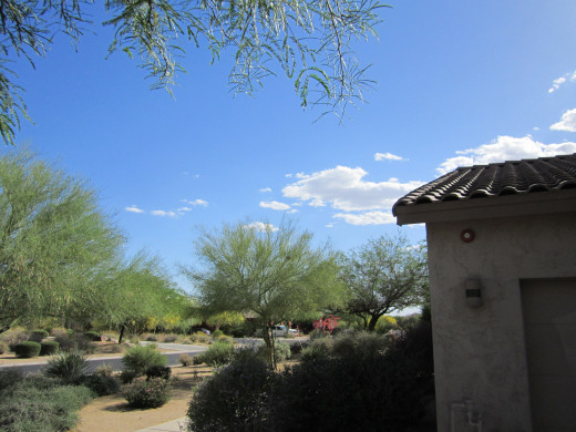 'The bluest sky you've ever seen...' is not in Seattle, it is in Arizonza.