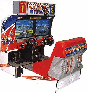 Virtua Racing is one of the best two player drivers ever