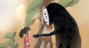 A scene from "Spirited Away"