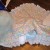 Remove pattern, stuff body of baby doll. Remove pattern, stuff body of baby doll.
