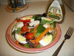 Healthy Chicken Garden Salad