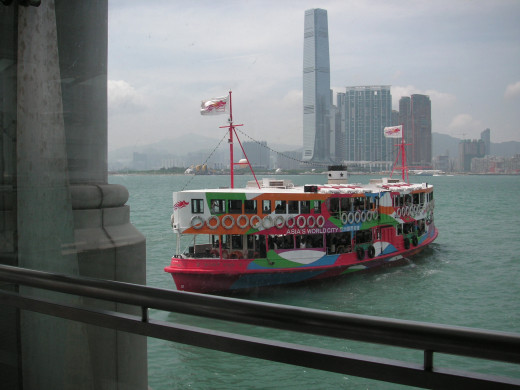 The Star Ferry - an iconic way of crossing Victoria Harbour