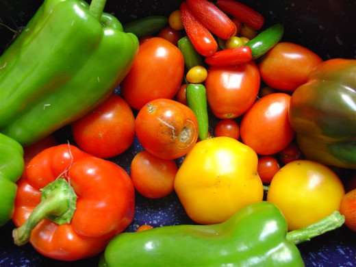 Add fresh peppers
