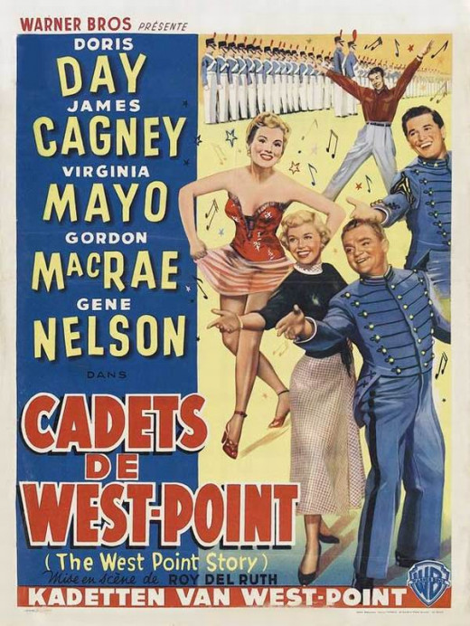 The West Point Story (1950) Belgian poster