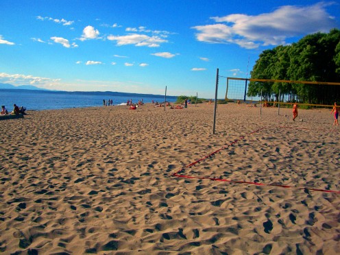 Golden Gardens Park Beach