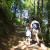People Walking in Multnomah Falls Walking Trail People Walking in Multnomah Falls Walking Trail