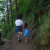 People Walking on Multnomah Falls Walking Trail People Walking on Multnomah Falls Walking Trail
