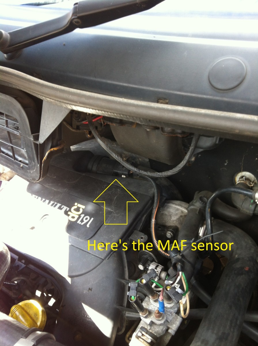 How to Clean / Change MAF Sensor on Trafic, Vivaro ... model t wiring routes 