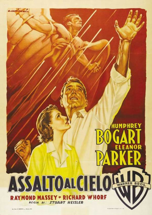 Chain Lightning (1950) Italian poster