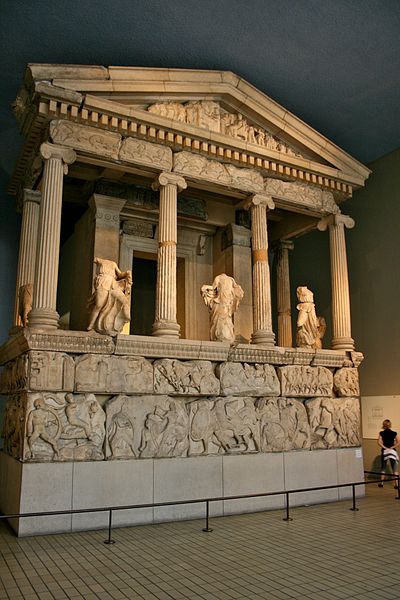 The Nereid Monument was photographed by Mike Peel on August 23, 2009.