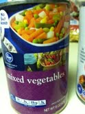 Mixed vegetables.