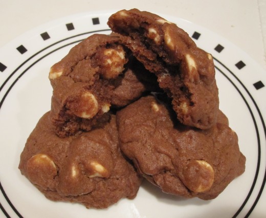 Made with white chocolate chips, my favorite!