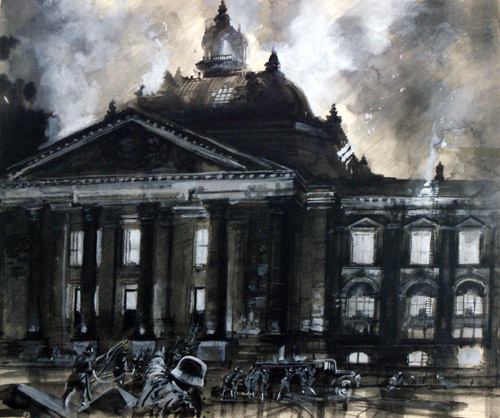 Graham Coton's burning of Reichstag