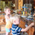 Playing with the old fashioned toys. Playing with the old fashioned toys.