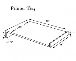 Print Stand for a Cranky HP 6122