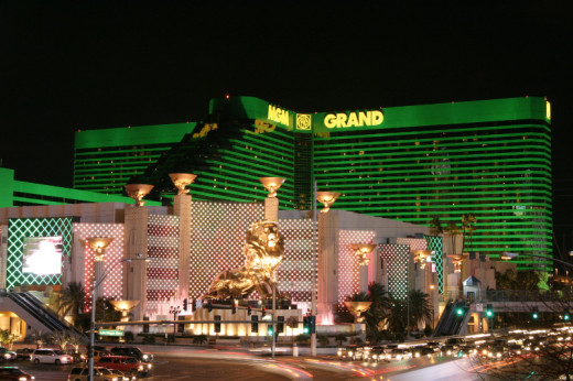 MGM Grand hotel on the Las Vegas strip