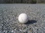 Looking for golf balls on your walk is like going on an Easter egg hunt.