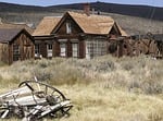 Bodie, CA was a gold-mining town.