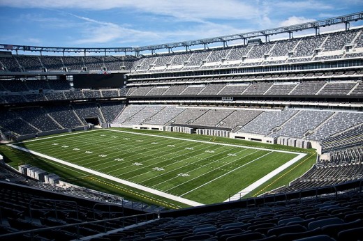 MetLife Stadium, Home of the New York Giants and New York Jets, as well as Super Bowl XLVII in February 2013