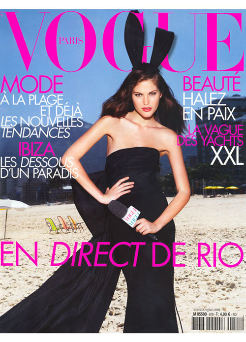 Catherine McNeil on the cover of French Vogue