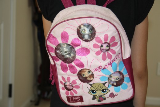 My daughters Littlest Pet Shop Backpack