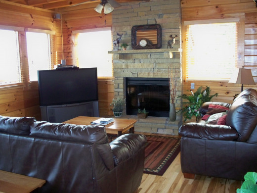 Living Room in Cabin