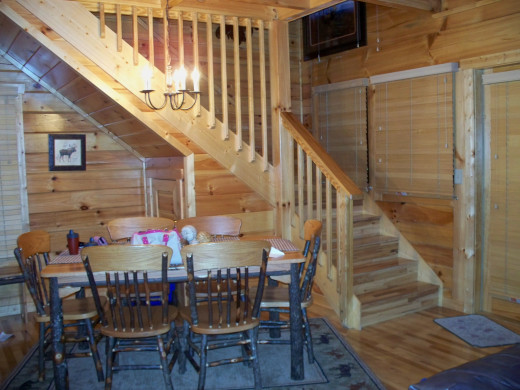 Dining Room in cabin