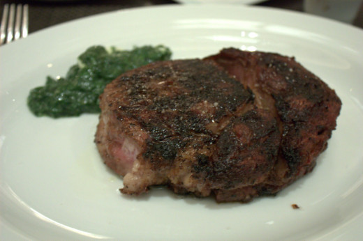 A Nebraska 35 day aged steak from CUT.