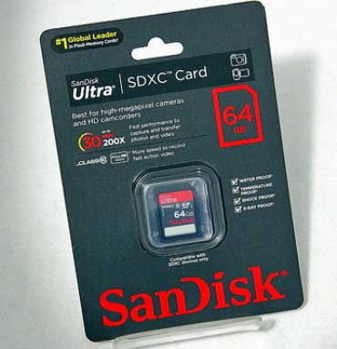 SDXC Memory Card