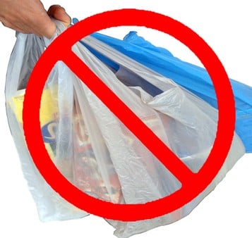 Please use cloth bags, not plastic bags when you shop.