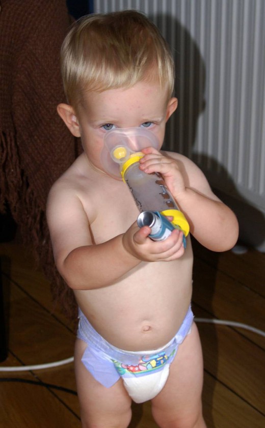 Young children can get asthma too, especially if they are around second hand smoke.