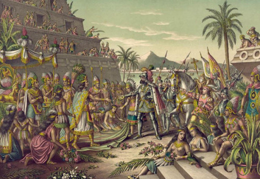 The Aztecs had prophecies for both the start and end of their world order. The end was foretold concerning the arrival of Quetzalcoatl. Cortes arrived at the very time the forecast was set to occur and the route of the Aztecs followed.