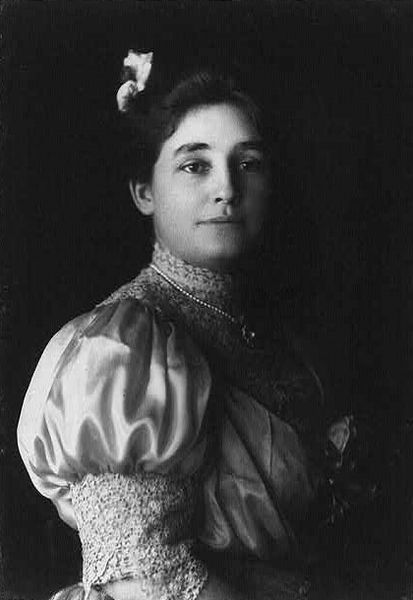Mina Edison, née Mina Miller, second wife of American inventor,  circa 1906