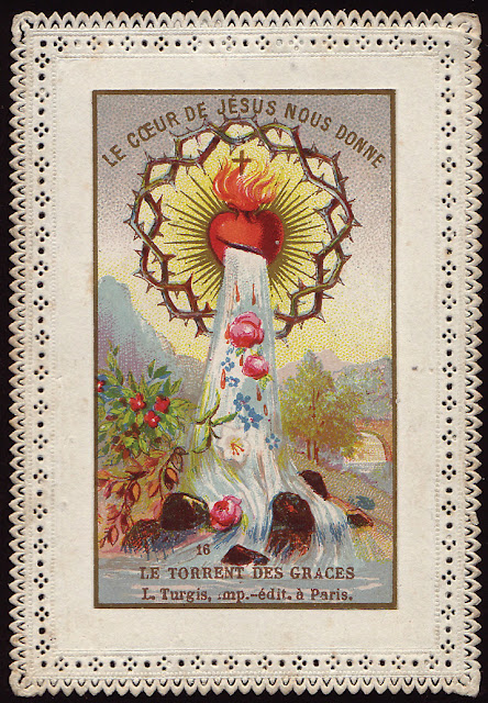 From the Heart of Jesus flows Divine Graces